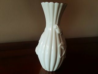 Lenox Fluted Tea Rose Bud Vase Handcrafted in Ivory Fine China & 24K Gold 3