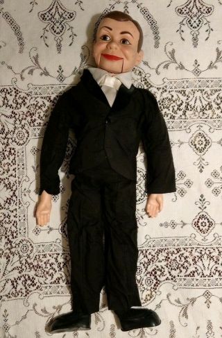 Vintage Celebrity Ventriloquist Charlie Mccarthy Radio Personality Dummy Doll
