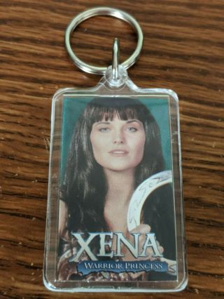 Xena With Chakram And " X " On The Back Keychain/key Chain Look