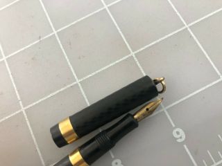 Judd ' s Conway Stewart Dinkie Hard Rubber Fountain Pen w/14kt.  Gold Nib 2