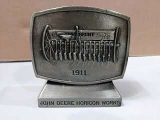 John Deere 75th Anniversary 1986 Metal Coin Bank Horicon 1911