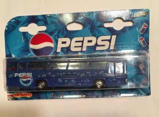 Majorette Matchbox Hotwheels Pepsi Die Cast Metal Toy Bus In Packaging Rare