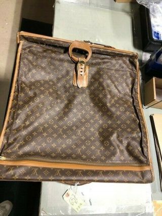 Vintage Authentic Louis Vuitton Garment Bag