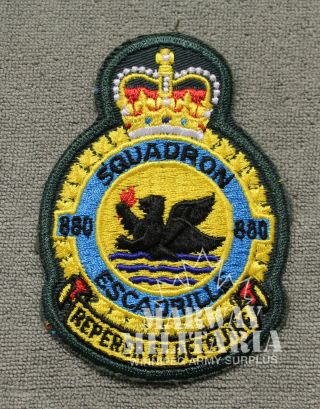 Rcaf/caf,  880 Squadron Jacket Crest/patch (20493)