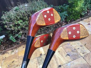 Vintage Macgregor Tommy Armour 693 Persimmon Wood Set - 1950