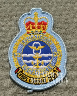 Rcaf/caf,  33 Squadron,  Jacket Crest/patch (20492)