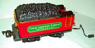 THE GREAT AMERICAN EXPRESS LOCOMOTIVE TRAIN 185 Replacement COAL CAR 2