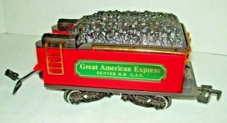 THE GREAT AMERICAN EXPRESS LOCOMOTIVE TRAIN 185 Replacement COAL CAR 3