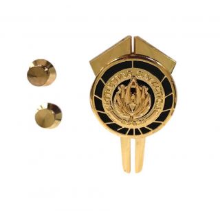 Battlestar Galactica Bsg Series Dress Uniform Command Logo Themed Metal Pin