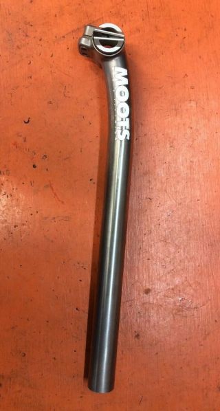 Vintage Moots Layback Seatpost With Older Style Clamp 27.  2 X 340mm