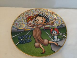 Betty Boop The Danbury Collector Plate Homecoming Queen