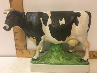 Vintage Holstein Cow - 1973 Ski Country Liquor Decanter - Cuttler Bros.  Dairy,  Co