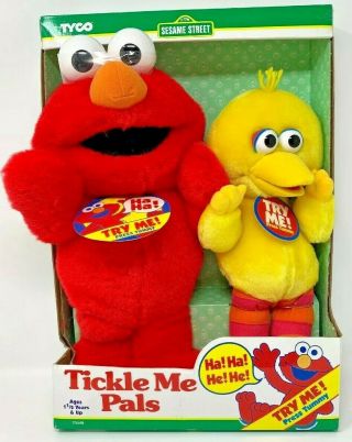 Tyco Sesame Street Tickle Me Elmo Doll 1996 Vintage