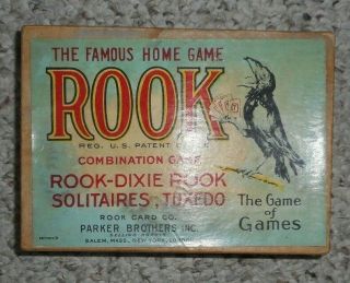 Vintage Card Game Rook Parker Brothers The Game Of Games 1924 Rook - Dixie