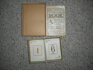 Vintage card game Rook Parker Brothers The Game of Games 1924 Rook - Dixie 2