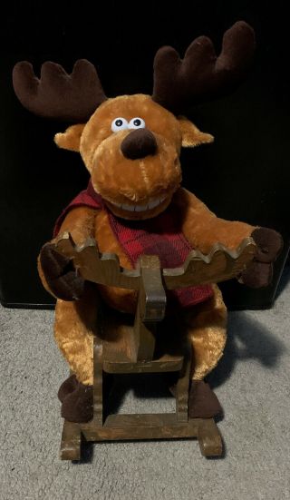 Grandma Got Run Over Reindeer Rocking Chair Animated Musical Christmas Dan Dee