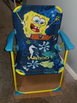 Very Rare,  Spongebob Squarepants,  Nickelodeon,  Folding Childs Chair,  Colorful