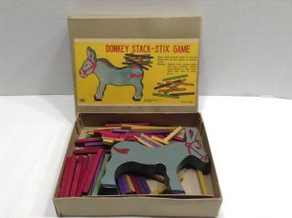 Donkey Stack - Stix Game By Shackman C.  1960 