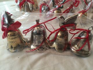 23 Annual Reed Barton & International Silverplated Christmas Bells 2