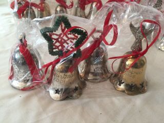 23 Annual Reed Barton & International Silverplated Christmas Bells 3