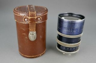 Vintage French Angenieux 135mm F2.  5 Type P2 Exakta Exa Mount Camera Lens