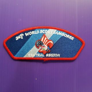 24th World Scout Jamboree 2019 Usa Contingent Patch / Central Region