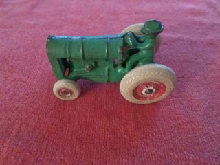 Vintage Arcade 73l Cast Iron Tractor - 3.  5 " Long / 3 3/8 