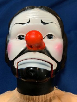 Vintage 1978 Emmett Kelly Clown Ventriloquist Doll Horseman Dolls Inc. 2