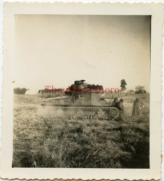 Wwii Photo - Us Army M3 Lee Medium Tank & Gi Crew - 1
