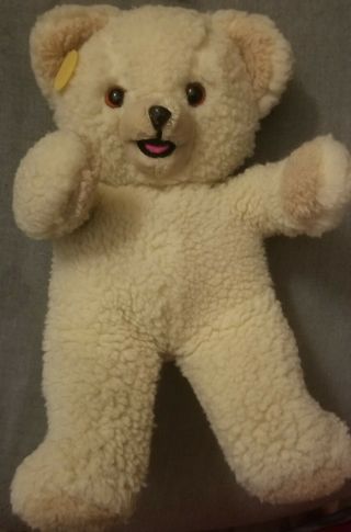 Vtg Snuggle Fabric Softener Plush Teddy Bear W/ Tags 1986 Russ Berrie 15 " Tall
