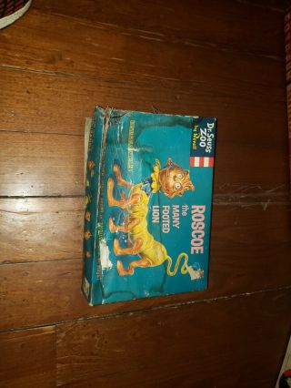 1959 Revell Dr.  Seuss Zoo Snap Toy Roscoe Many Footed Lion Figure W/box