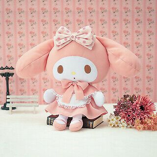 My Melody Girly Sweet Pink Big Furyu Soft Plush Anime Stuffed Toy Doll 30cm