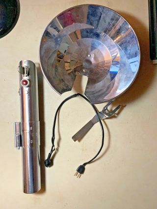 Vintage Graflex 3 - Cell Flash W/reflector In - Star Wars Saber