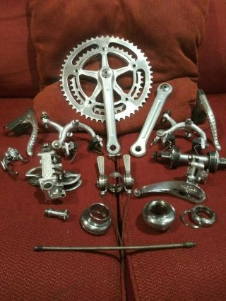Vintage Campagnolo Nuovo/ Record Groupset Pat.  1973 Rear Der.  Road Bike