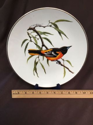 Avon Baltimore Oriole North American Songbird 1975 Award Plate