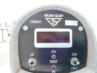 Vintage Muni Quip T3 Tribar Speed Radar Detector Gun Police Traffic