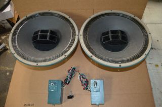 Vintage Altec Lansing 605b Duplex Coaxial 15 Inch Speakers