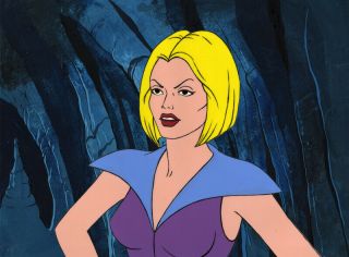He - Man/she - Ra Masters Of The Universe Animation Art Evil - Lyn As Nadira Cel