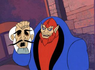 He - Man/she - Ra Masters Of The Universe Animation Art Beast Man Cel