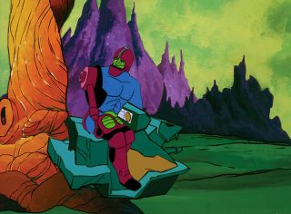 He - Man/she - Ra Masters Of The Universe Animation Art Trap Jaw Cel