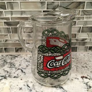 1970s Vintage Coca Cola Pitcher Glass