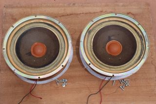 Klh Vintage Model 17 Speaker Matched Woofer Pair