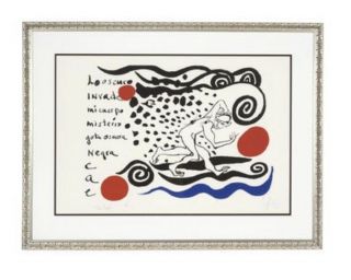Alexander Calder La Oscuro Invade On Wove Paper Signed In Pencil In Lower Left