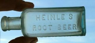 Heinle’s Root Beer Extract Bottle Philadelphia Pennsylvania Pa 1890’s