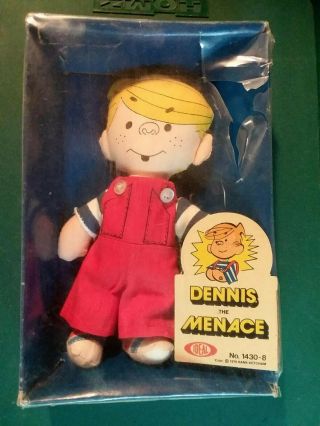 1976 Ideal Dennis The Menace Rag Doll Old Stock
