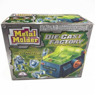 Vintage 90s Real Metal Molder Die Cast Factory Kit Toymax Vtg 1996
