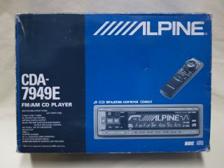 Vintage Alpine Cda - 7949e Radio Cd Player