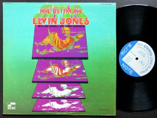 Elvin Jones The Ultimate Lp Blue Note Bst 84305 Us 1968 Rvg Joe Farrell Jazz Vg,