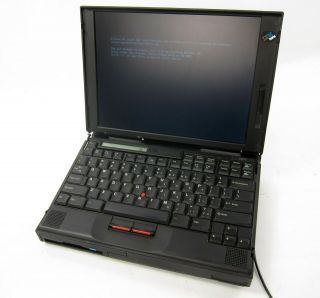 Vintage Ibm Thinkpad 760xl Notebook Laptop 1997 Type 9547 With Charger.  As - Is