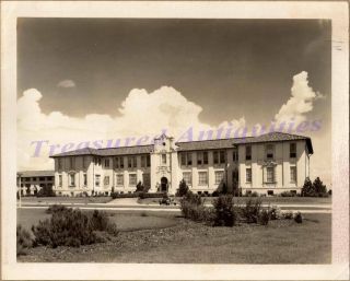 1940s Wwii Randolph Field Texas Us Army Air Corps School Building Photo 10 " X8 "